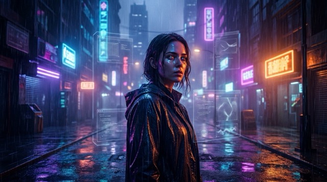 Cinematic Characters And Moody Aesthetics