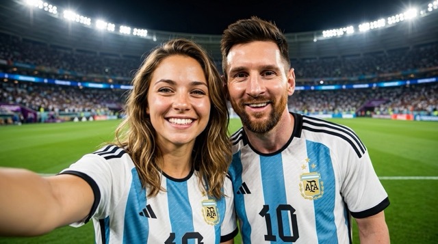Create a Selfie with football player Online