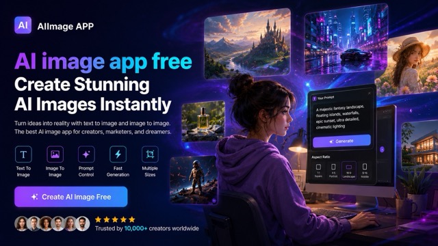 AI image app free With AIImage APP